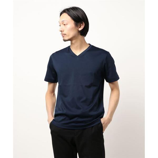 「BLACK LABEL CRESTBRIDGE」 半袖Tシャツ L ブルー メンズ