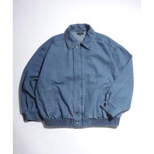ANDER HUNK オーバーダイデニムフライトジャケット 値下げ交渉あり ANDER HUNK デニムジャケット gジャン Overdyed Denim Riders Jacket