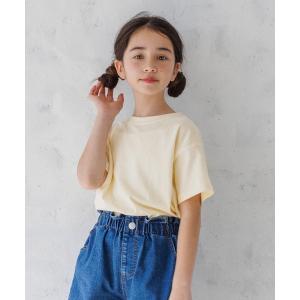 tシャツ キッズ ベーシックコットンTシャツ キ...の商品画像