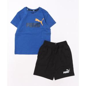 キッズ ジャージ PUMA プーマ キッズ ボーイズ 半袖 Tシャツ アンド ショーツ セット 120-160cm｜ZOZOTOWN Yahoo!店