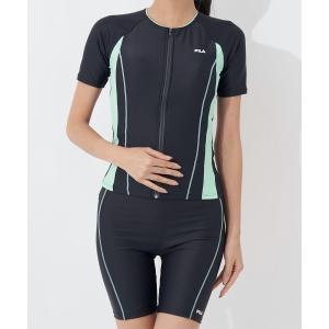 水着 「FILA/フィラ」レディース袖付フルジップセパレート水着 レディース｜ZOZOTOWN Yahoo!店