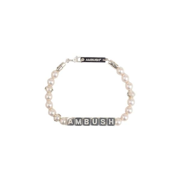 ブレスレット レディース PEARL LETTERBLOCK BRACELET