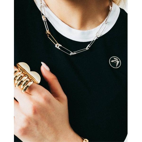 ネックレス レディース SMALL SAFETY PIN NECKLACE