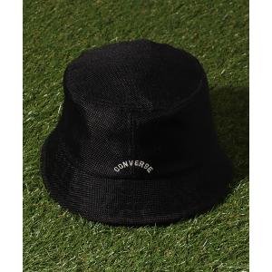 帽子 ハット メンズ 「CONVERSE/コンバース」CN SHEET BUCKET HAT/ロゴ刺繍バケットハット｜zozo