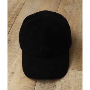 帽子 キャップ メンズ 「MEI/メイ」MEI LOW CAP PILE/ロゴ刺繍パイルローキャップ