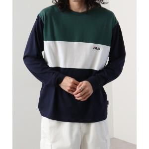 メンズ tシャツ Tシャツ FILA 切り替えロンＴEE｜ZOZOTOWN Yahoo!店