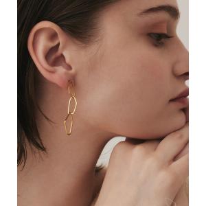 LEMAIRE MINI DROP ピアス　両耳 LEMAIRE（ルメール）の「CURVED MINI DROP（ピアス（両耳用