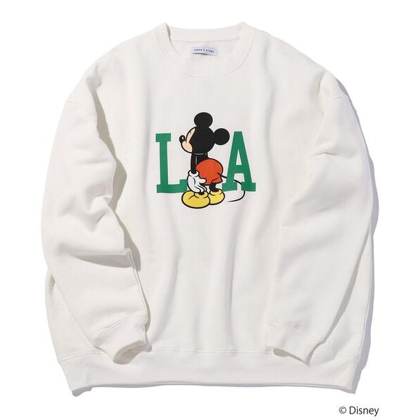 「FREAK&apos;S STORE」 スウェットカットソー「Disneyコラボ」 MEDIUM オフホワイ...