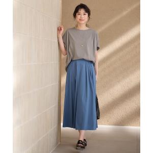 パンツ 「洗濯機可能/接触冷感/UVケア/イージーケア/ウエストゴム」清涼リラックススカーチョ レディース