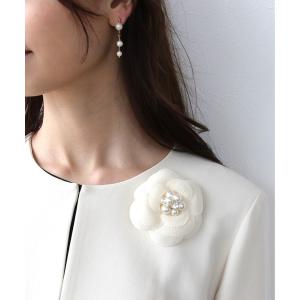 CHANEL（シャネル） カメリア コサージュ ピン ブローチ ホワイト 白