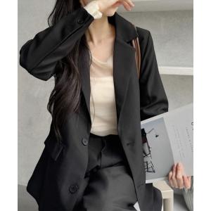 セットアップ パンツスーツセット テーラードジャケット レディース