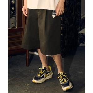 パンツ チノパン メンズ ADAMPATEK/wide chino shorts/ワイドチノショートパンツ｜zozo