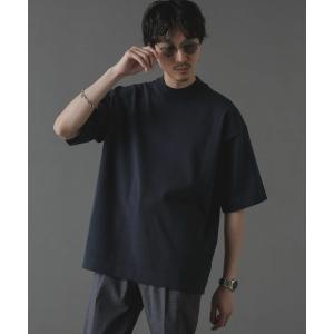 tシャツ Tシャツ メンズ プレーティングニットリラックスモックネック 半袖｜ZOZOTOWN Yahoo!店