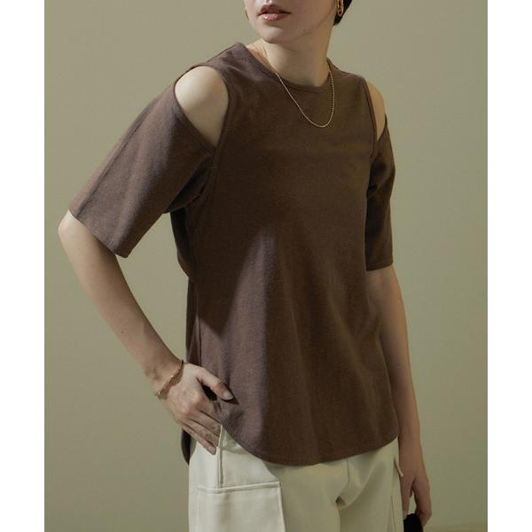tシャツ 「DELIY（デリー）」HEMP JERSEY CUT OUTS TEE レディース