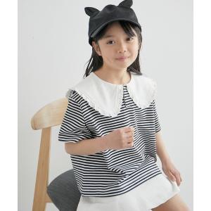 キッズ tシャツ Tシャツ 「KIDS」ビックカラーボーダーTEE/リンクコーデ｜zozo