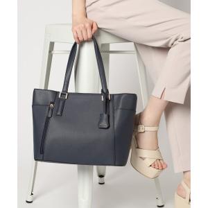 トートバッグ 高評価レビュー！収納力！A4キーチャーム付きトート レディース