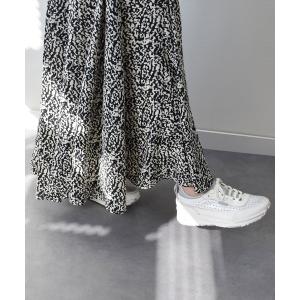 スニーカー 「bussola」パンチングレザースニーカー(945805) レディース