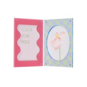 Francfranc　アクリルアート　2枚 Francfranc（フランフラン） 写真立て カラフルアクリルフレーム 2面