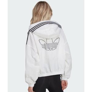 「adidas」 ナイロンブルゾン X-SMALL ホワイト レディース｜zozo