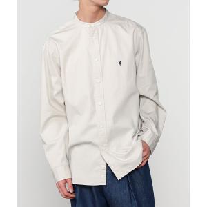 シャツ ブラウス メンズ Gymphlex | バンドカラー長袖シャツ SOLID MEN｜ZOZOTOWN Yahoo!店