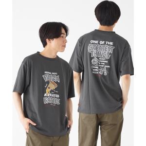 tシャツ Tシャツ メンズ ウェットプロテクト半袖T(ピザ)｜zozo