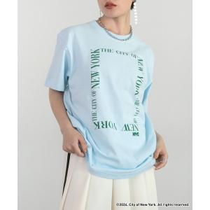 tシャツ Tシャツ レディース NYC × GOOD ROCK SPEED ロゴプリントTシャツ