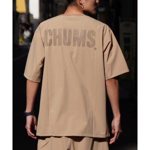 メンズ tシャツ Tシャツ CHUMS/チャムス 半袖TEE ボックスシルエット ストレッチ セットアップ対応 CH01-2344｜zozo