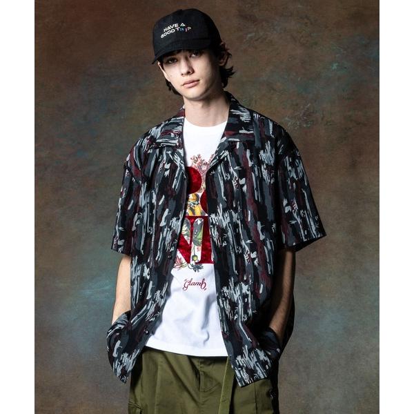 アロハシャツ シャツ 半袖 Brush Stroke Shirt / ブラシストロークシャツ メンズ...