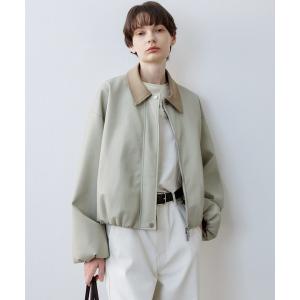 tageechita　バルーンヘム デザインショートジャケット tageechita ブルゾン アウター 「tageechita」バルーンヘム