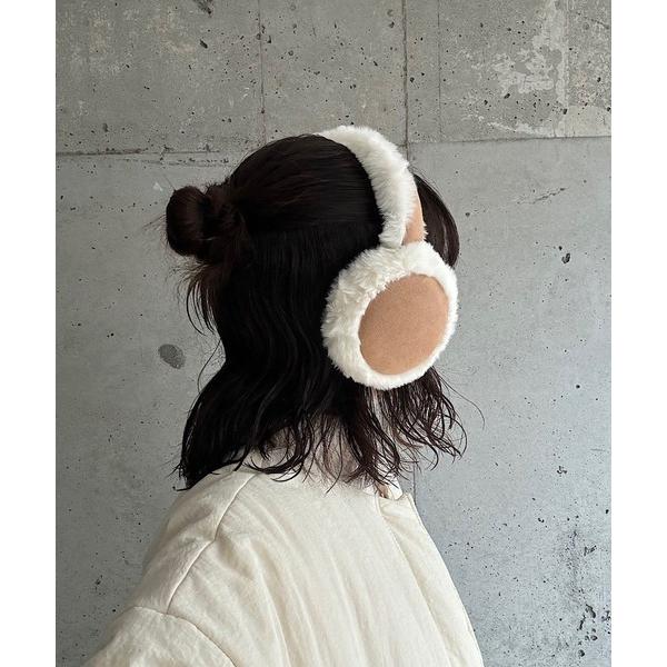 耳当て イヤーマフ ふわふわイヤーマフ レディース