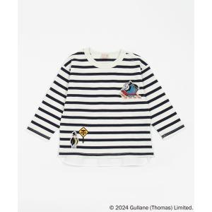 tシャツ 「きかんしゃトーマス」ボーダー長袖Tシ...の商品画像