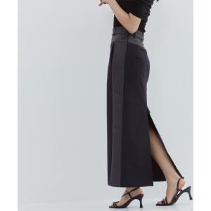 kotohayokozawa（コトハヨコザワ） スカート FLEX VELVET SIDE SLIT