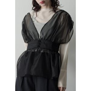 tシャツ オーガンジーシアビスチェ レディース