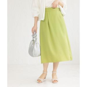 スカート 小柄さん向け/プリーツ切り替えスカートの商品画像