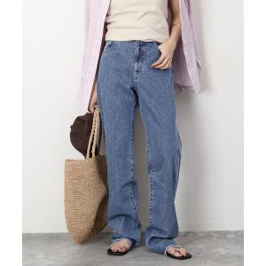 レディース パンツ デニム ジーンズ LE DENIM ルーズヘムジーンズ「洗濯機使用可能」｜zozo