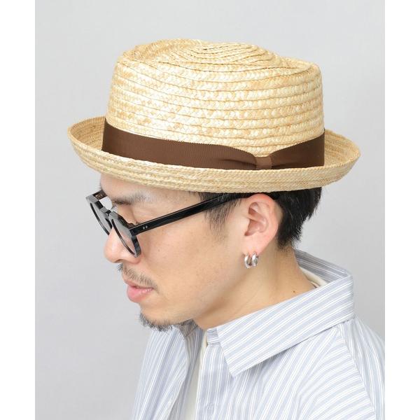 帽子 ハット 麦わら ポークパイハット メンズ レディース