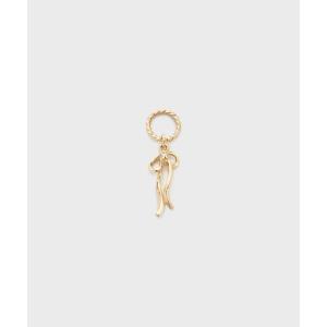 agete（アガット） チャーム K10アメジスト／パールピアスチャーム