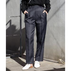 パンツ ツイルクロスドットテーパードパンツ レディース｜ZOZOTOWN Yahoo!店