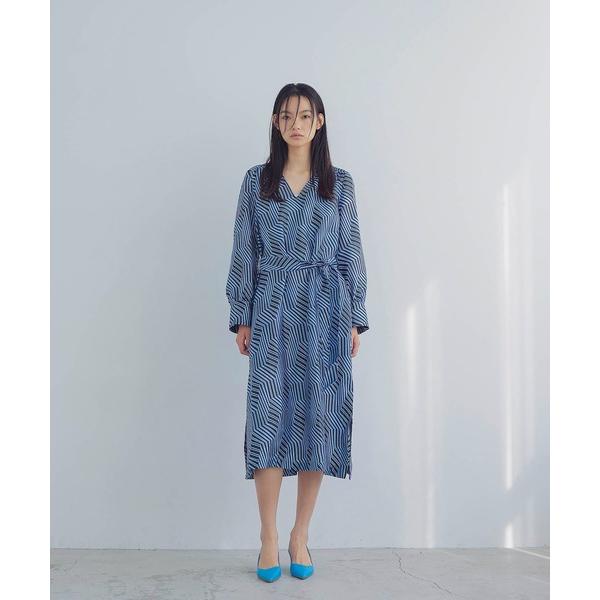 ワンピース BAUM UND PFERDGARTEN / ARADINA(幾何柄ロングスリーブワンピ...