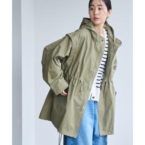 【新品・タグ付き】Dessin オリーブグリーン モッズコートM 月に雲のモッズコート 喜人 KJ-22804 和柄 和風 ミリタリー きじん