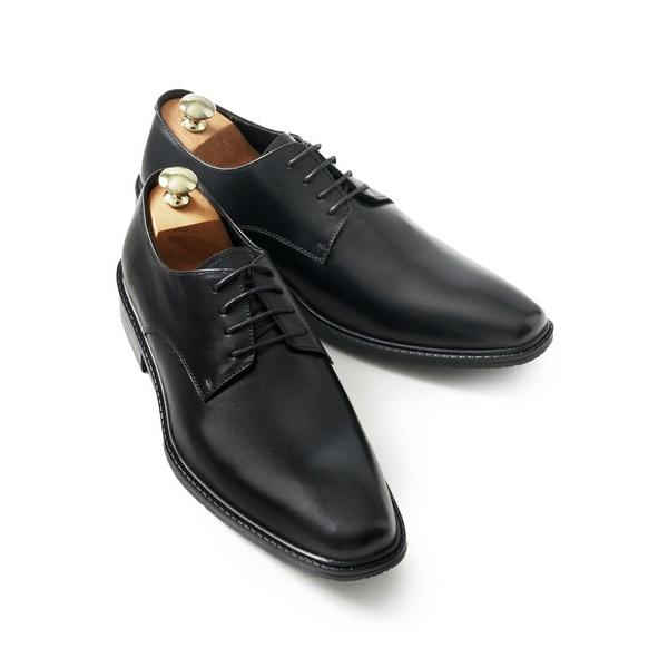 ビジネスシューズ カウレザー プレーントゥ ドレスシューズ メンズ