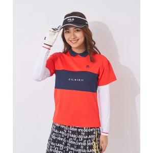 レディース tシャツ Tシャツ 「FILA GOLF/フィラゴルフ」レディース半袖Tシャツ＋インナーセット　ゴルフ