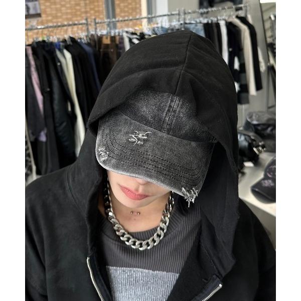 キャップ 帽子 メンズ 「Never mind the XU」wash denim cap / 「ネ...