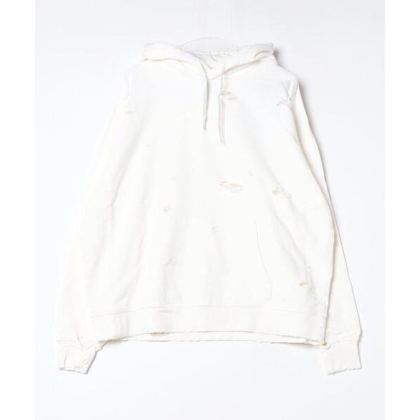 tシャツ distressed loose hoodie メンズ