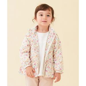 ブルゾン アウター 「撥水加工」ペプラムウィンブレ キッズ 子供服 女の子