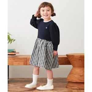 ワンピース 「リンク」布帛ドッキングワンピース(...の商品画像