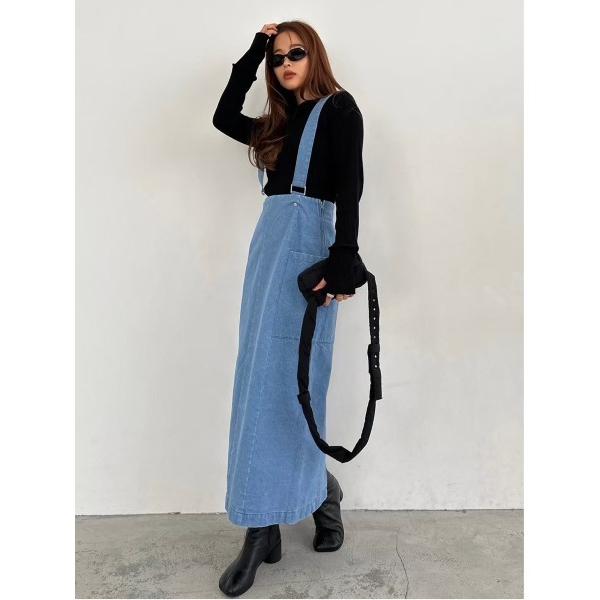 デニムスカート 2way Denim Jumper Skirt