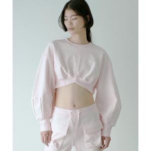 スウェット レディース Cotton Sweat Deformed Top