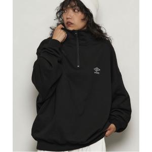 「UMBRO」 スウェットカットソー LARGE ブラック MEN