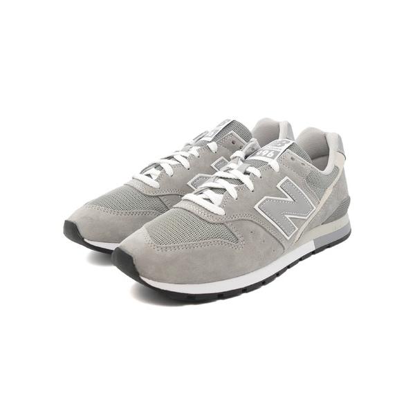 「New Balance」 ローカットスニーカー 24cm グレー メンズ